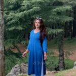 Iqra Ombre Blue Chikankari Long Kurta