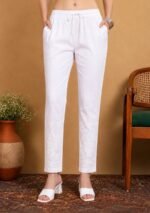 Ruhi Chikankari Lycra Cotton Pant