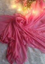 Pink Chiffon Dupatta - Image 2