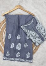 Haya Modal Satin 3D Chikankari Co-ord Set - Image 6
