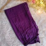 Purple Chiffon Dupatta