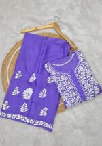 Haya Modal Satin 3D Chikankari Co-ord Set - Image 7