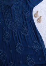 Nikhat Viscose Chikankari & Mukesh Work Long Kurti - Image 10