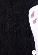 Nikhat Premium Viscose Chikankari and Mukesh Work Long Kurti - Image 4
