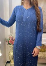 Dia Viscose Resham Jaal Chikankari and Mukesh Work Long Kurti - Image 12