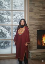 Kashmiri Woolen Pheran - Maroon