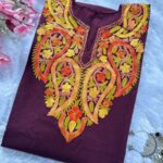Kashmiri Woolen Pheran - Wine