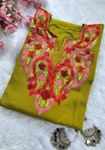 Kashmiri Woolen Pheran - Parrot Green