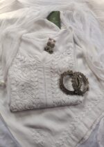 Chikankari Suit Gift Hamper Box - White