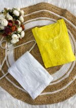 Sonam Chikankari Rayon Short Kurti - Image 3