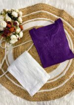 Sonam Chikankari Rayon Short Kurti - Image 6