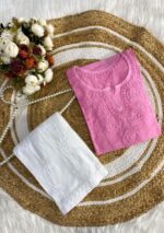 Sonam Chikankari Rayon Short Kurti - Image 4