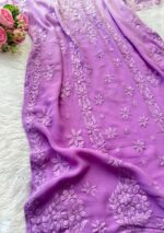 Fiza Viscose Chikankari Long Kurti - Image 5