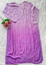 Fiza Viscose Chikankari Long Kurti - Image 7