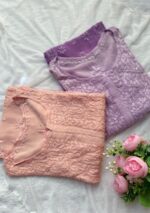 Fiza Viscose Chikankari Long Kurti