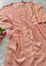 Fiza Viscose Chikankari Long Kurti - Image 8