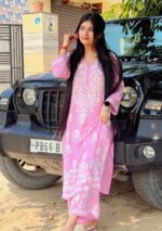 Alia Rayon Chikankari 2PC Long Kurta Set - Image 3