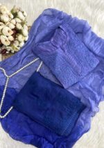 Sahiba Chanderi Chikankari Ombre 3 PC Long Kurta Set - Image 9