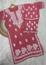 Alia Rayon Chikankari 2PC Long Kurta Set - Image 4
