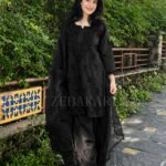 Mehrunnisa Chikankari Farshi Shalwar Suit- Black