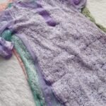 Sheer Georgette Jaal Chikankari Long Kurta- Lavender