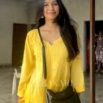 Iqra Ombre Yellow Chikankari Long Kurta